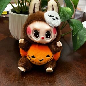 Cute Plush Toy with Pumpkin Costume Labubu/Lafufu
